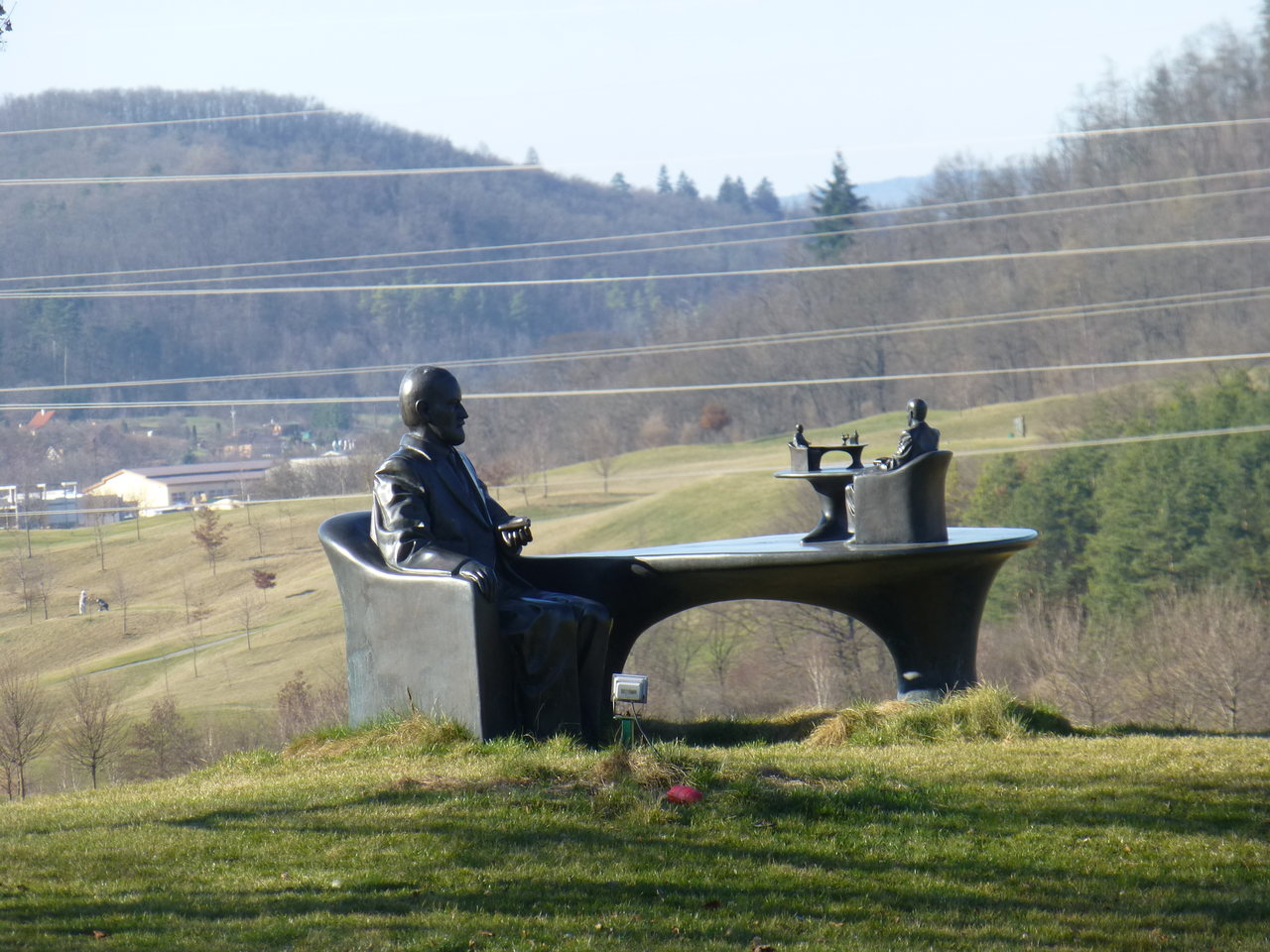 037. Tschechien Brno Kaskada – ein Wasserfall